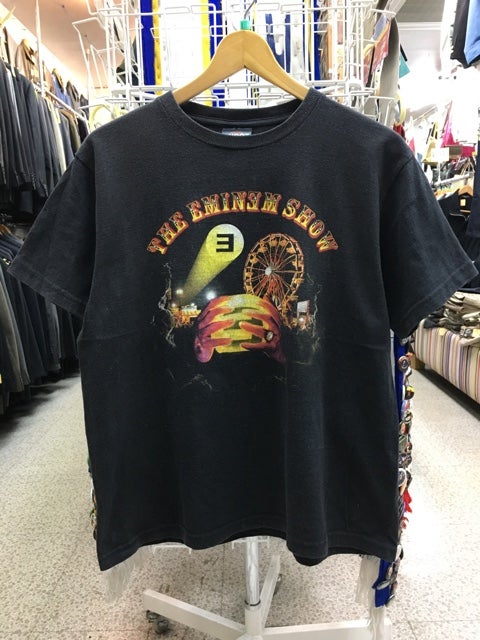 Eminem エミネム The Eminem Show 2003 来日 ツアー Tシャツ 黒 M