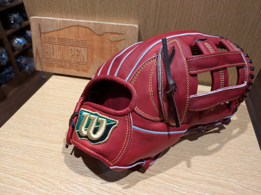 ウイルソン キャッチャーミット 型付け ラベル交換済み ウィルソン