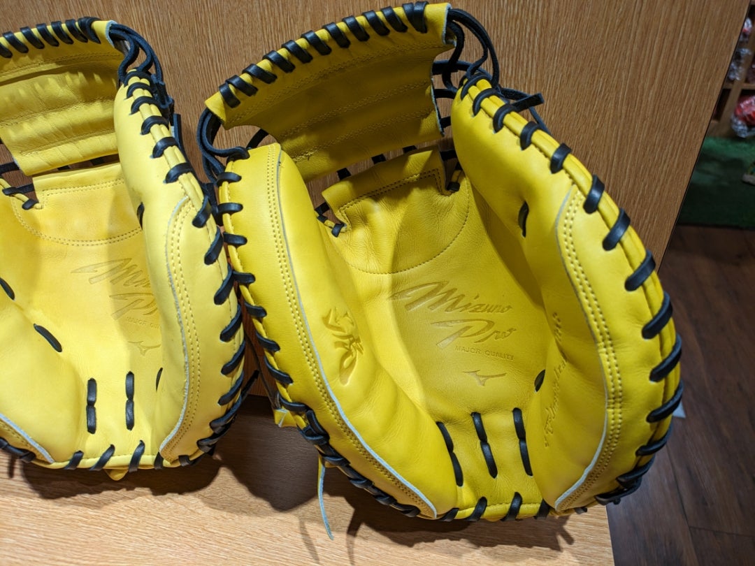 ミズノプロ】キャッチャーミット號（SAKEBI）の［M-R型］と［B-D型］を