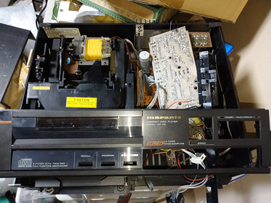 ジャンクmarantz CD-45（操作部リペア仕掛かり編） | This is 50.1730