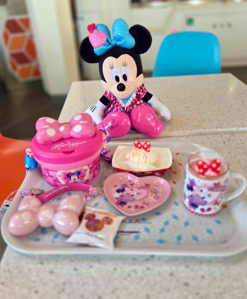 ディズニー ミニーちゃん リボン型 ポップコーンバケット 2個セット