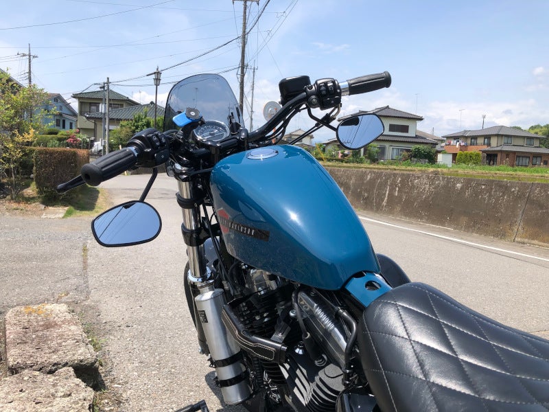 フォーティーエイト ミラー取り付け構造 | バイク好きおやじのブログ