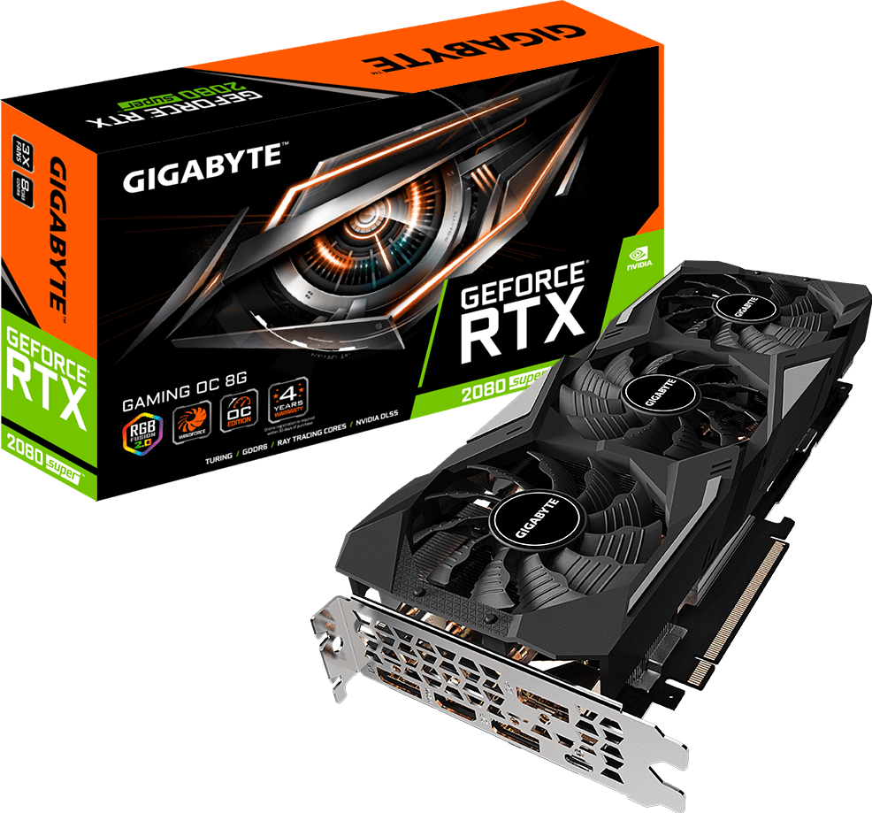 GeForce® RTX 2080 SUPER™ GAMING OC 8G (Rev. 1.0) - GIGABYTE Global