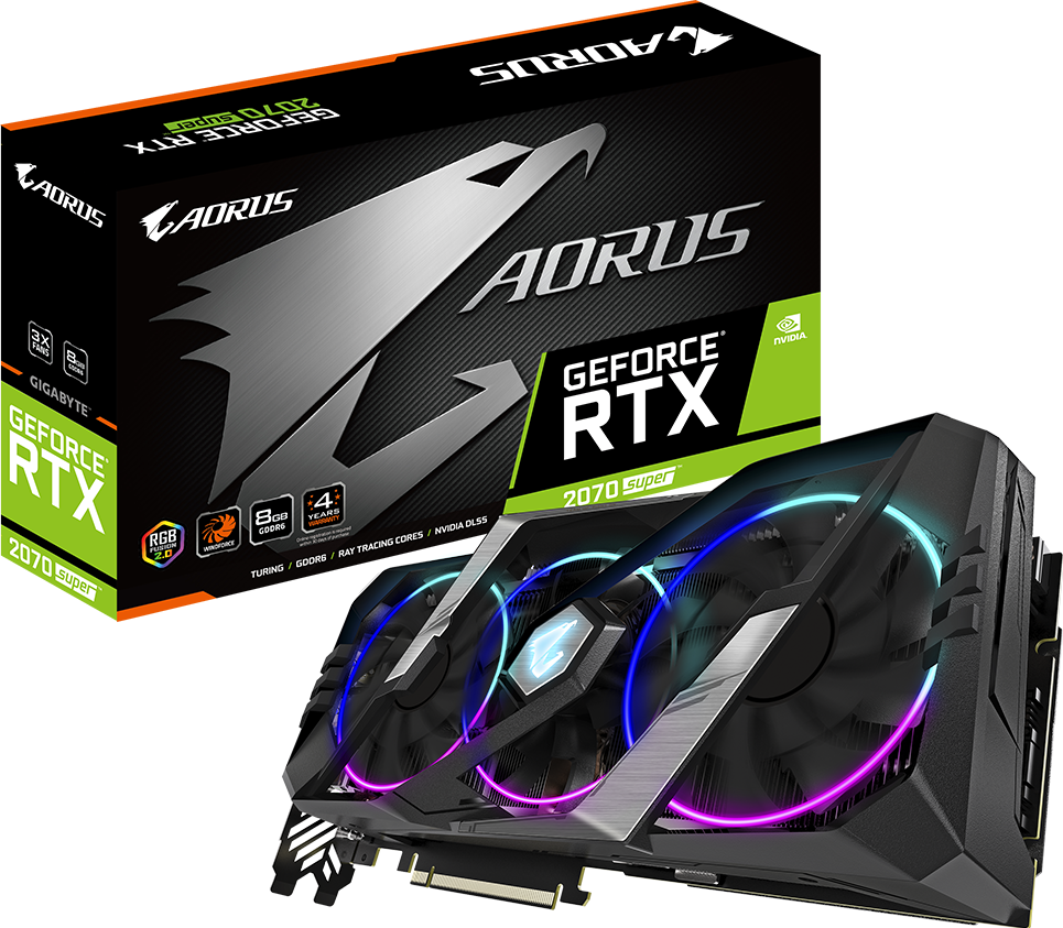 AORUS GeForce® RTX 2070 SUPER™ 8G (Rev. 2.0) - GIGABYTE Japan