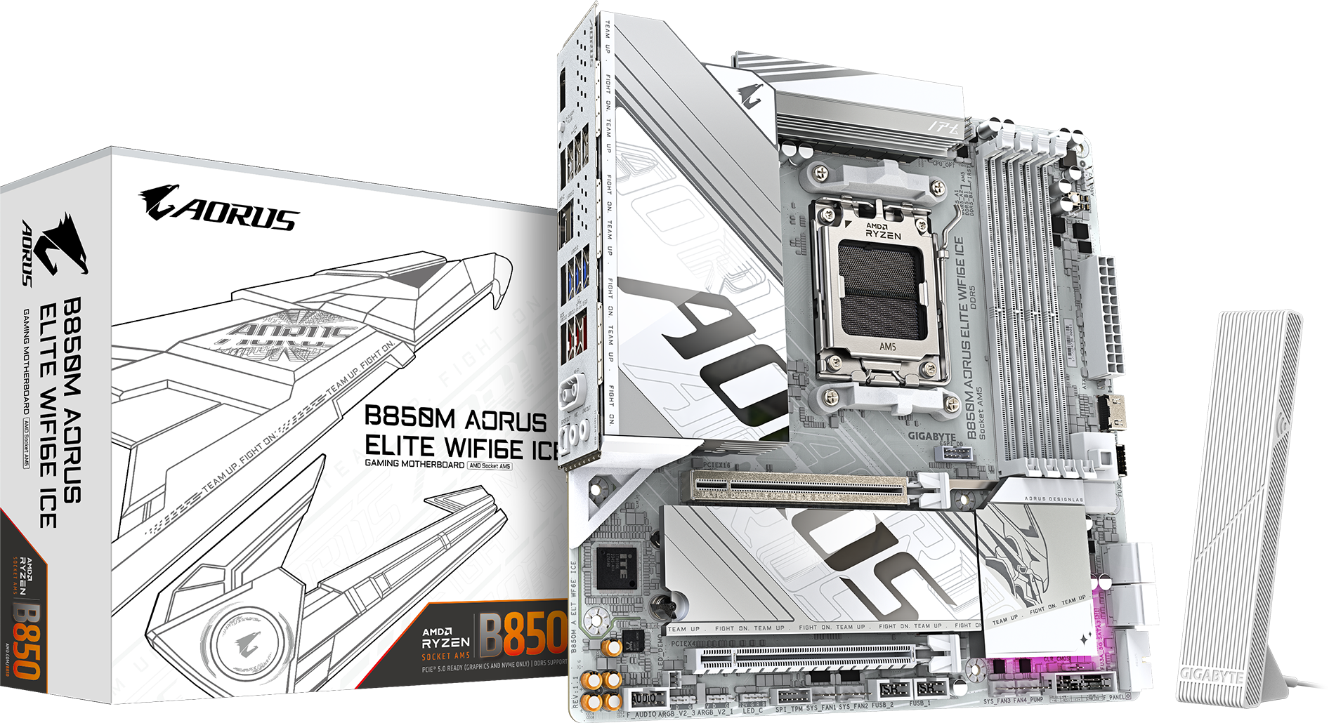 B850M AORUS ELITE WIFI6E ICE (Rev. 1.x) - GIGABYTE Japan