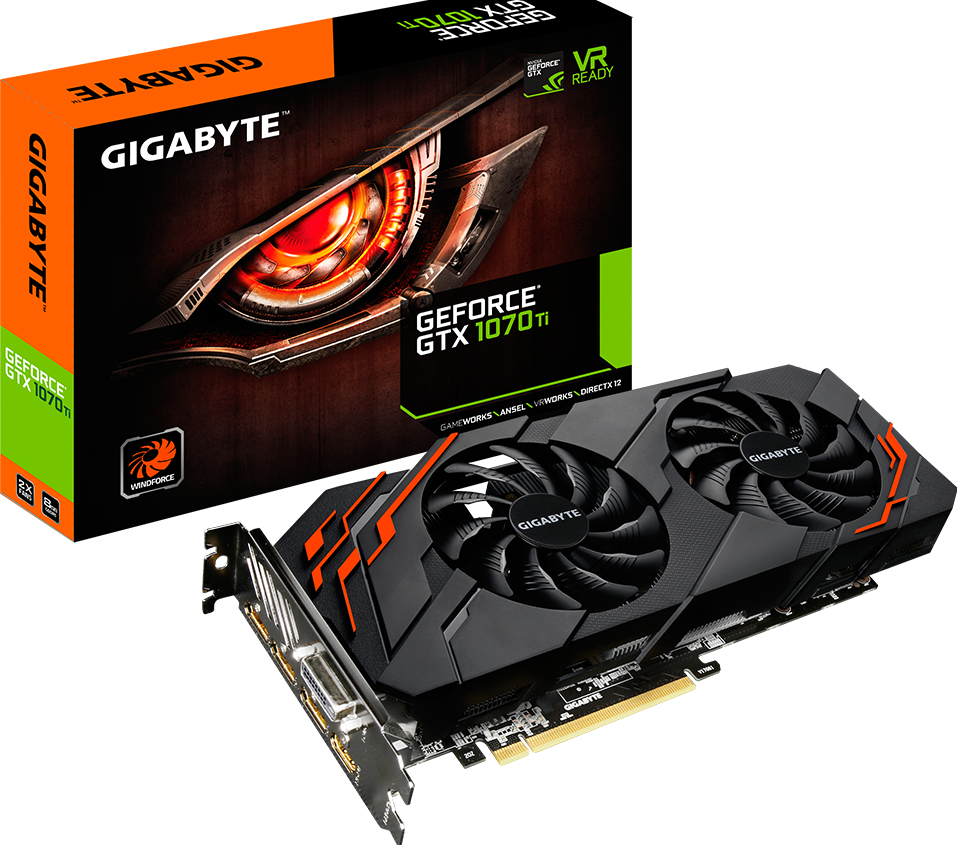 GeForce® GTX 1070 Ti WINDFORCE 8G - GIGABYTE Global