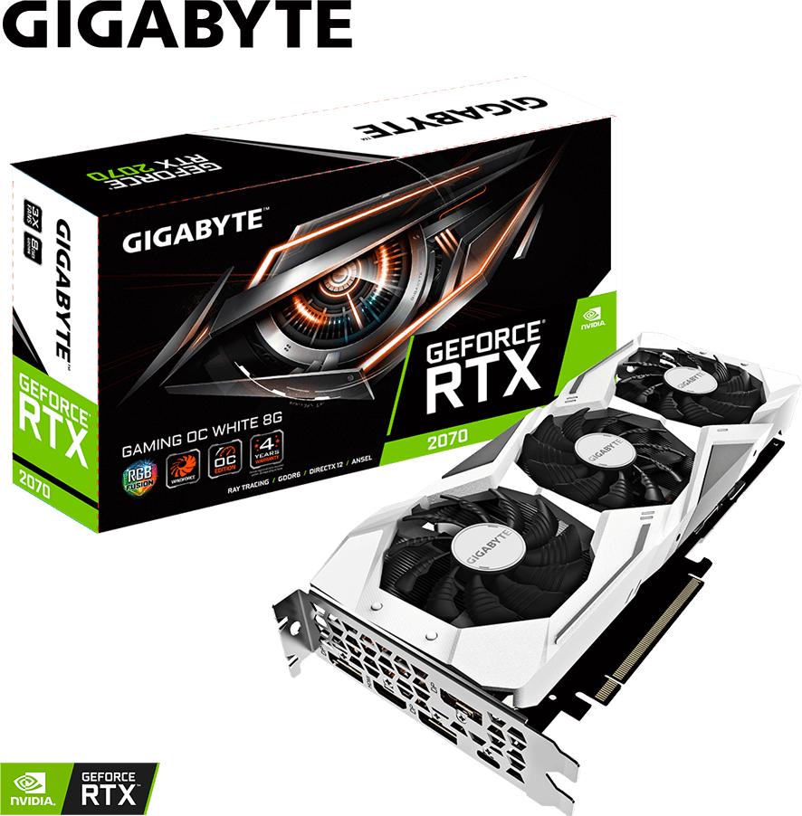 GeForce RTX™ 2070 GAMING OC WHITE 8G - GIGABYTE Global