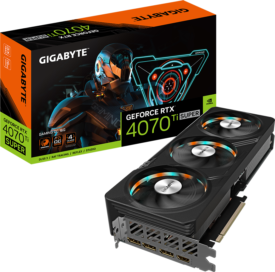 GeForce RTX™ 4070 Ti SUPER GAMING OC 16G - GIGABYTE Global