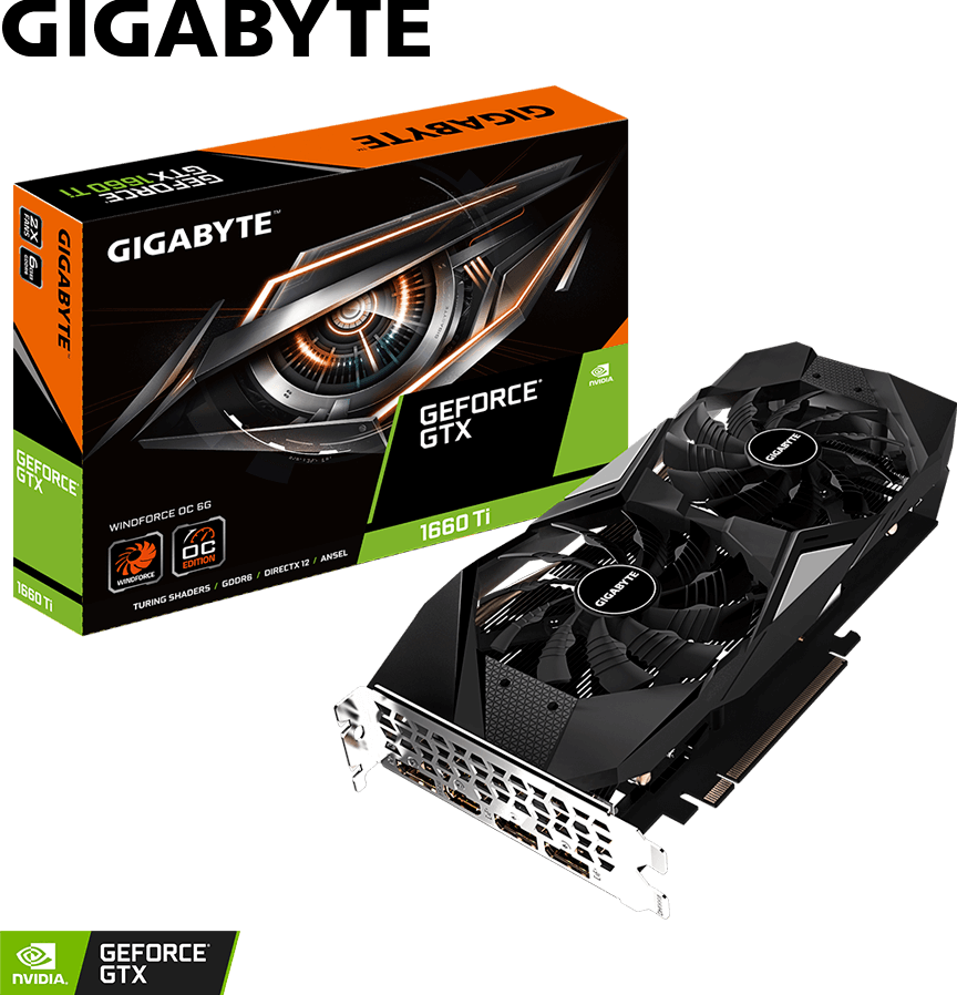 GeForce® GTX 1660 Ti WINDFORCE OC 6G - GIGABYTE Global