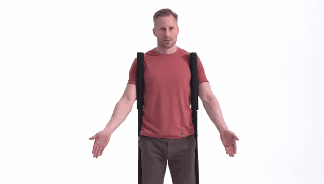 組み立て1分、7cmの隙間に収納できる！立ったまま体幹を鍛える新感覚の