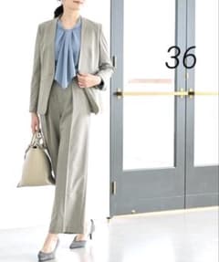 美品】グリーンレーベルリラクシング カチリラ ノーラペル ワイド