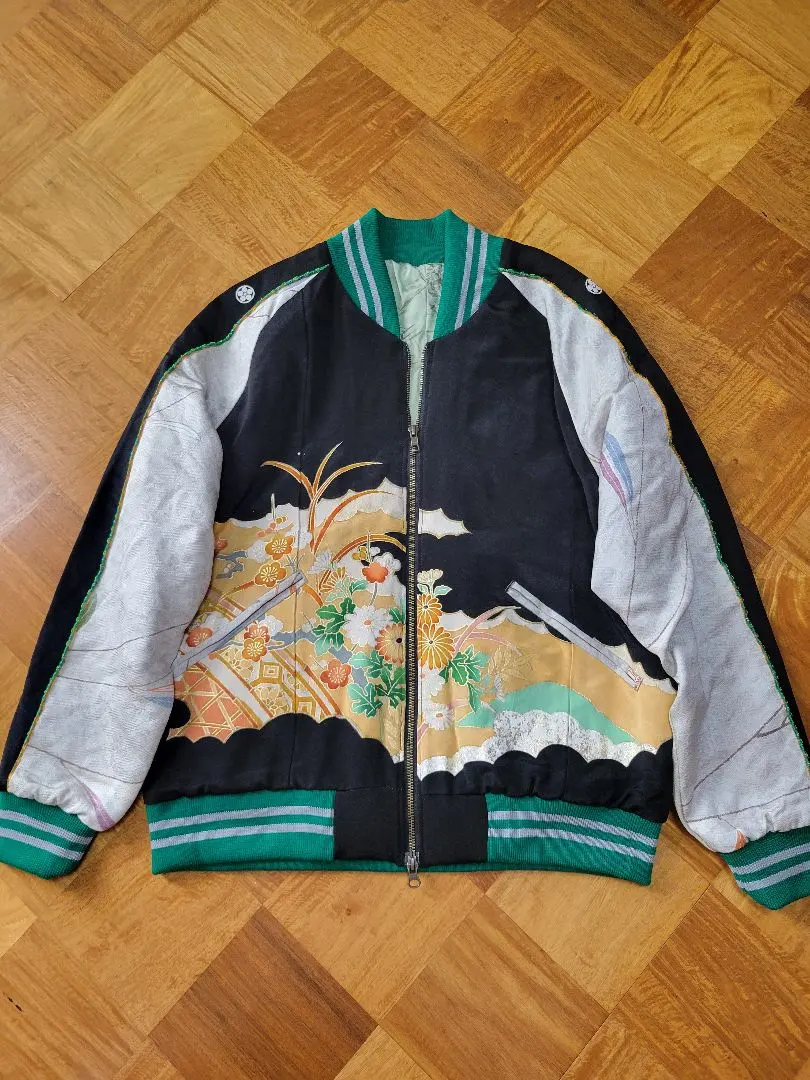 2026年最新】着物リメイクスカジャンの人気アイテム - メルカリ