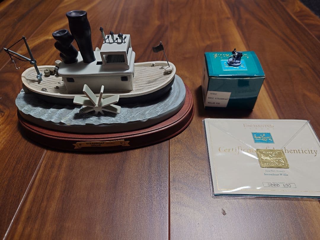 WDCC ウォルトディズニー 蒸気船ウィリー　ミッキーフィギュア付き Disney（ディズニー） WDCC ミッキー 蒸気船ウィリー Mickey's Debut