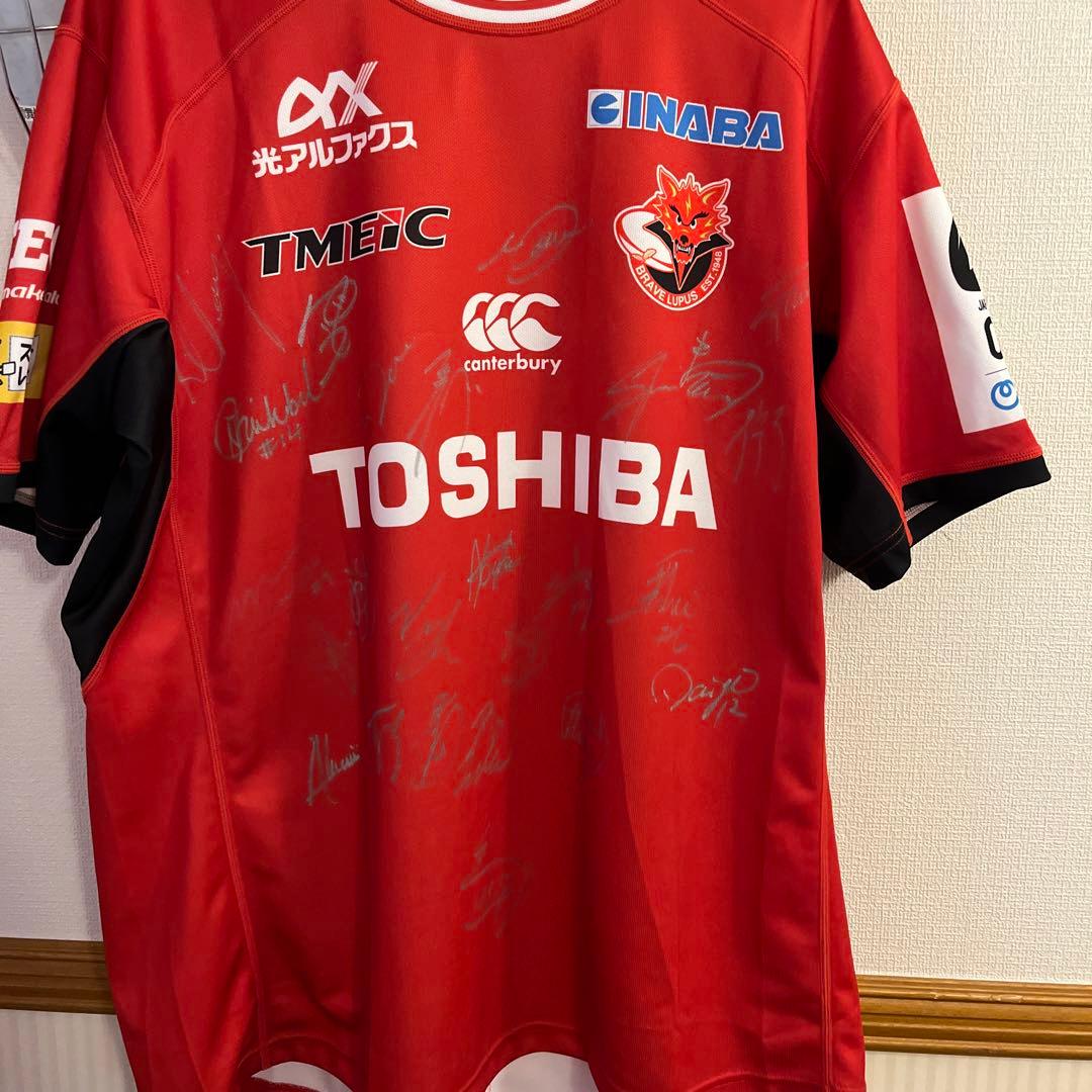 東芝プレイブルーパス東京 サイン入ユニフォーム リーチ モウンガ