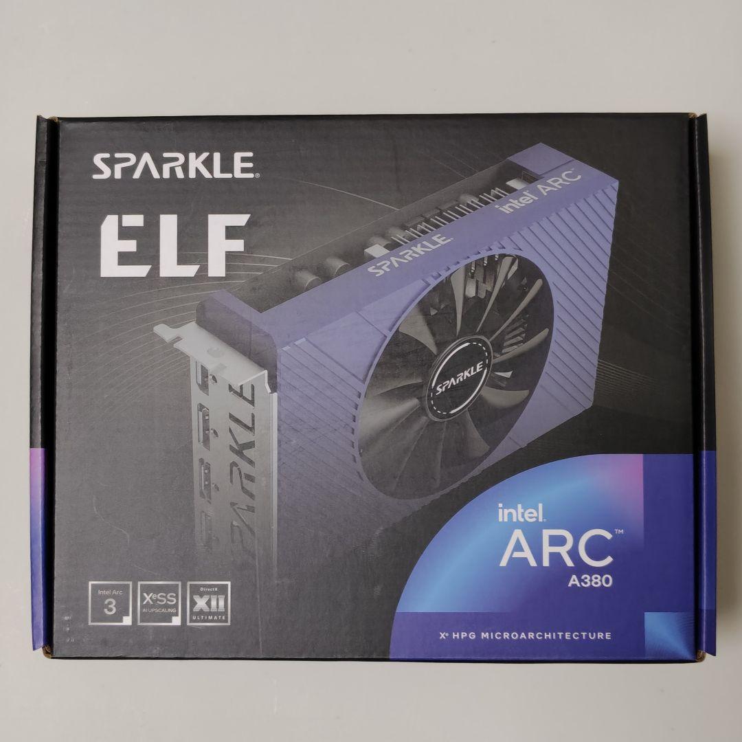 Sparkle A380 ELF 6GB 新品未開封 SPARKLE Intel Arc A380 ELF 6GB GDDR6 SA380E-6G VGA GPU