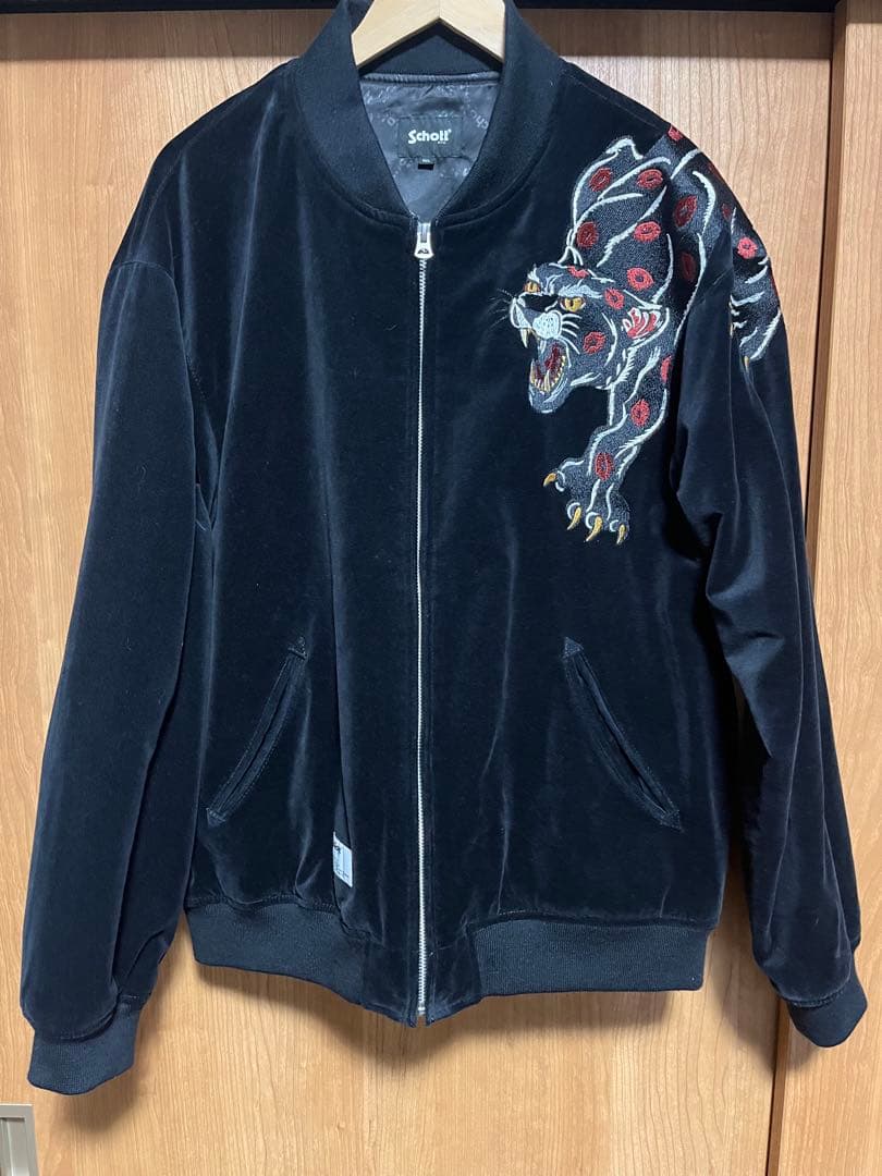 schott ショットスーベニア　キスマークパンサー　スカジャン 2XLブラック 楽天市場】【SALE／30%OFF】Schott SOUVENIR JACKET KISSMARK PANTHER
