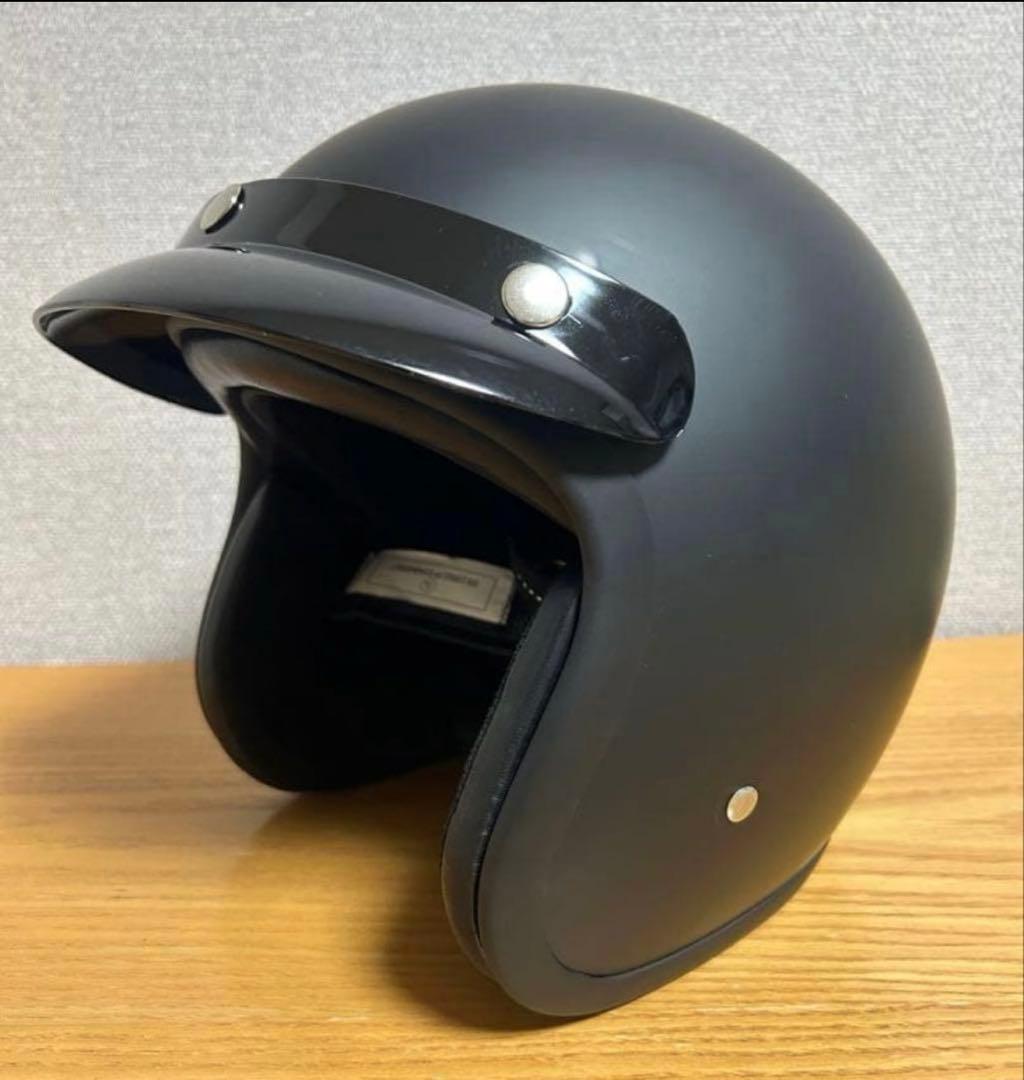 500TXタイプ ビートル ジェットヘルメットBUCO tt&co 4XL 黒 - メルカリ