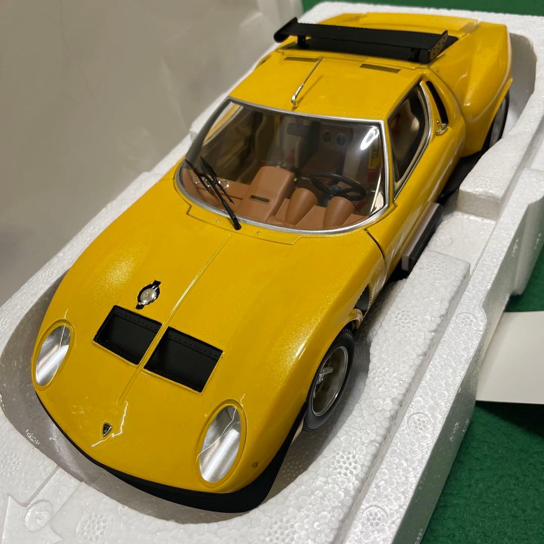 1/18 ミニカー】京商 ランボルギーニ・ミウラ SVR イエロー