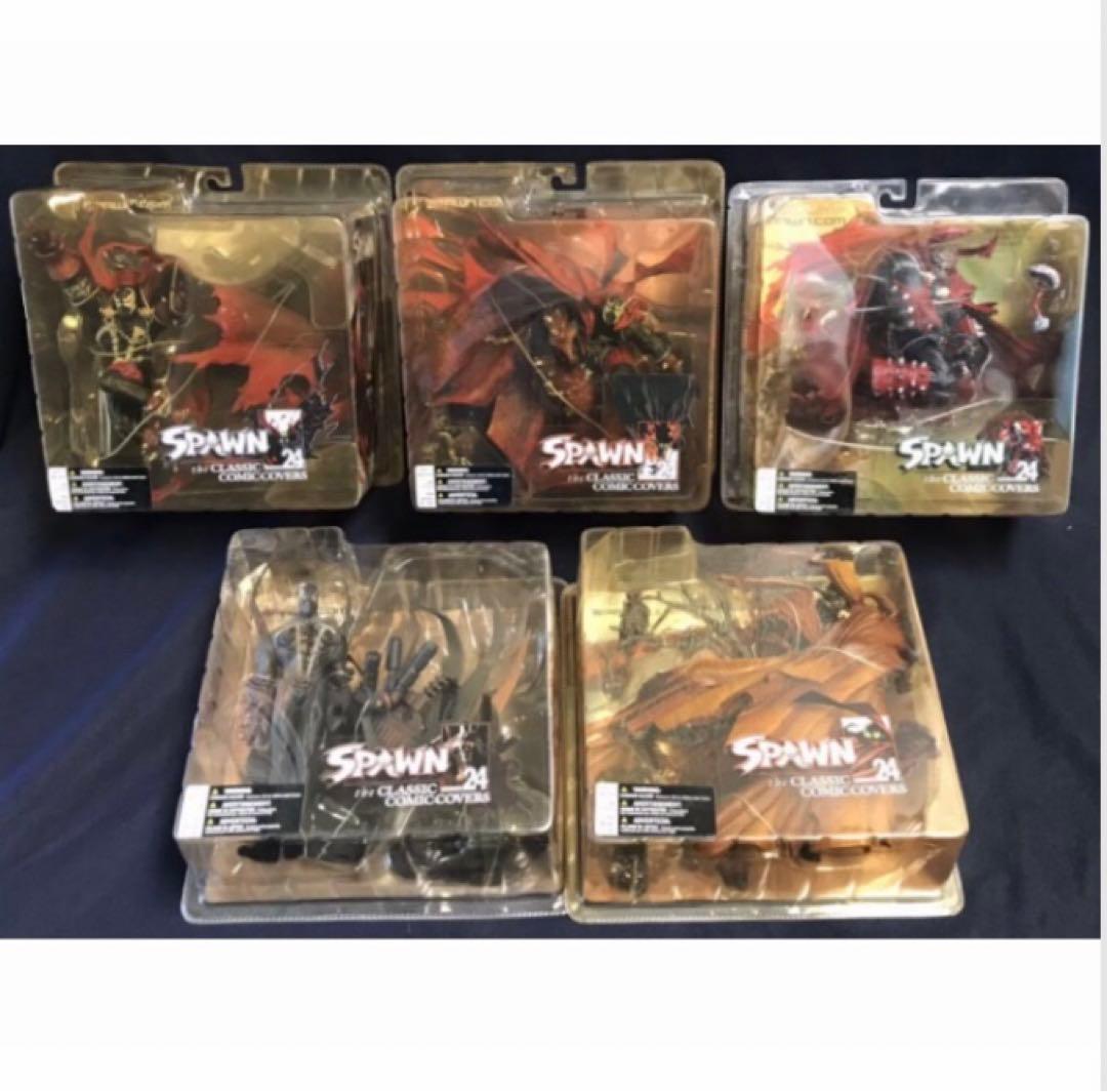マクファーレン スポーン24 クラシックコミックカバーシリーズ   5種セット Amazon | □マクファーレントイズ スポーン シリーズ24 クラシック