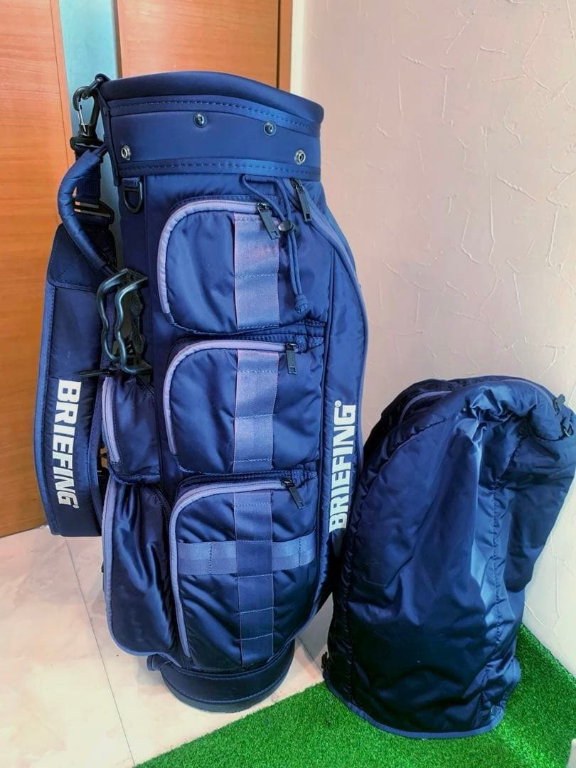 ブリーフィング　キャディバッグ　CR-6 ネイビー　軽量　カート dショッピング |ブリーフィング BRIEFING GDO限定 CR-6 キャディバッグ