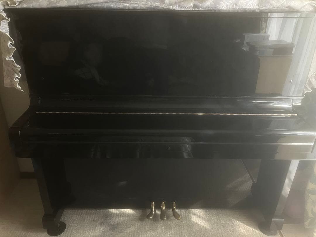 KAWAI アップライトピアノ 黒 椅子付き - メルカリ