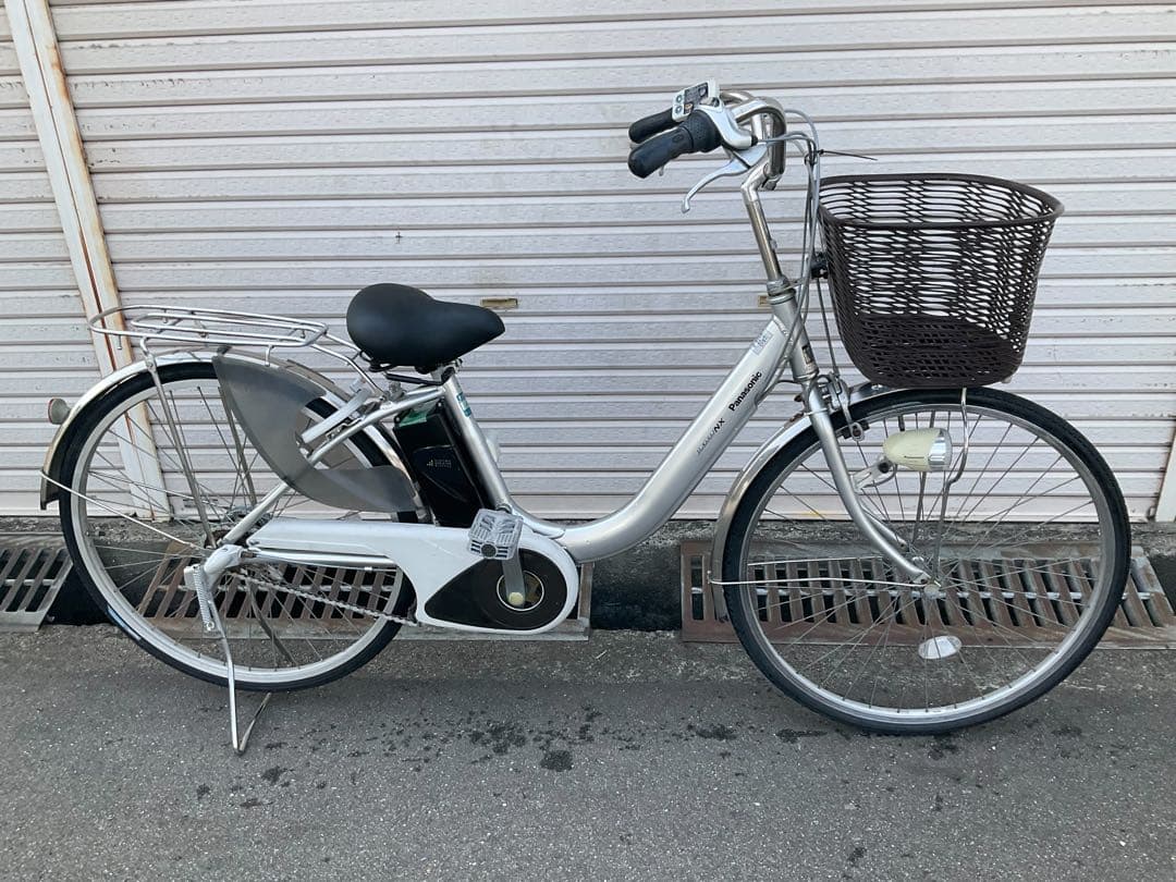パナソニック新機種電動アシスト自転車viviNX26インチシルバーアルミ