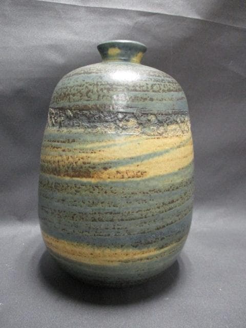 0914H　信樂燒 壶 竜山　山本竜山 　高さ24cm　 アンティーク　木箱付 0914H 信樂燒 壶 竜山 山本竜山 高さ24cm アンティーク 木箱付 - メルカリ