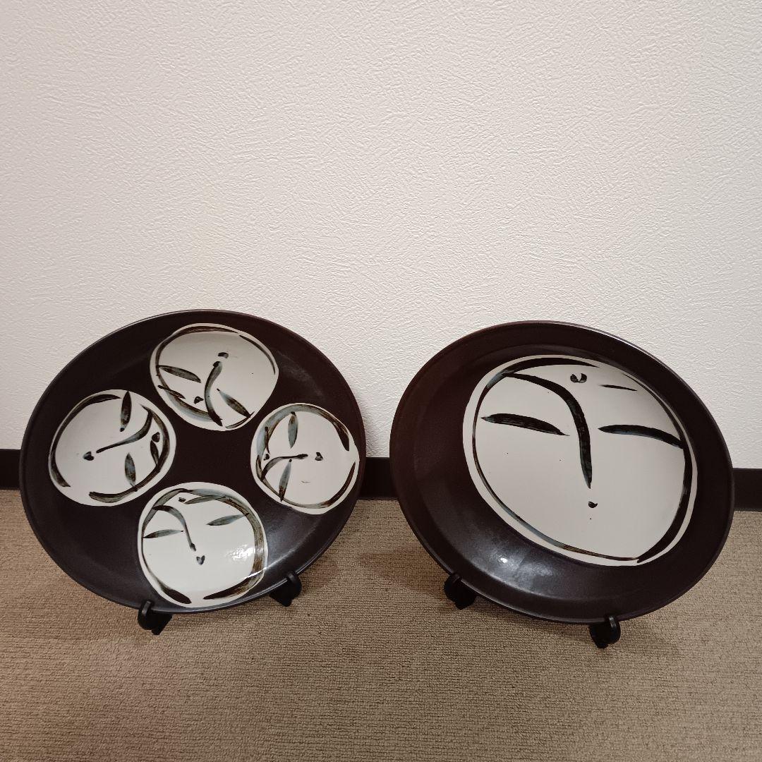 佐藤勝彦 陶器 絵皿 2枚(顔1顔4)セット 仏様 お地蔵様 大型 サイン 希少 2026年最新】佐藤勝彦 皿の人気アイテム - メルカリ