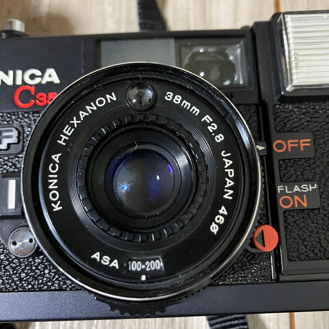 3F② Konica C35 EF ピッカリコニカ 昭和レトロ フィルムカメラ - メルカリ