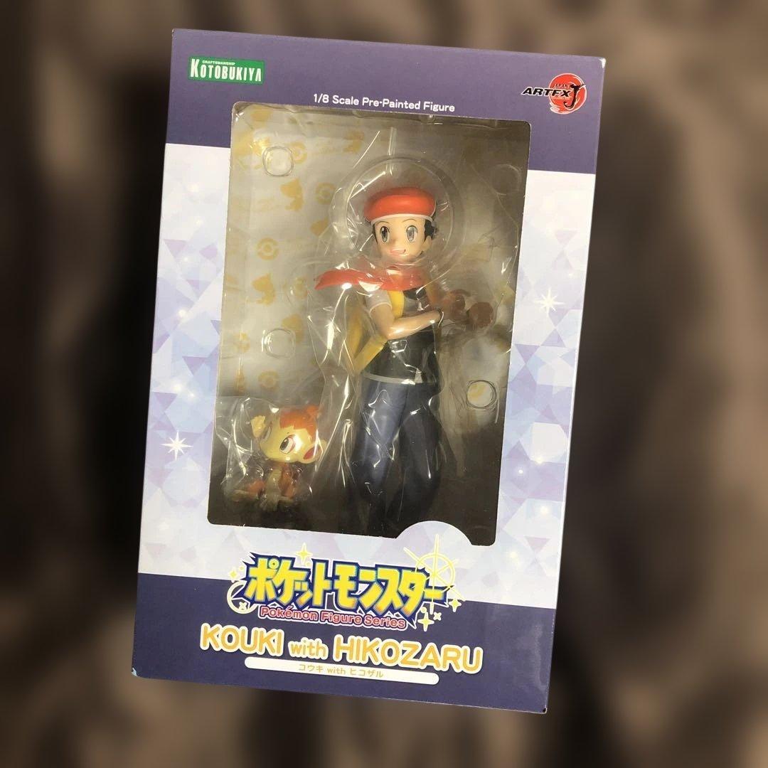 ポケモン フィギュア コウキ with ヒコザル 1/8 Amazon | ARTFX J 『ポケットモンスター』シリーズ コウキ with