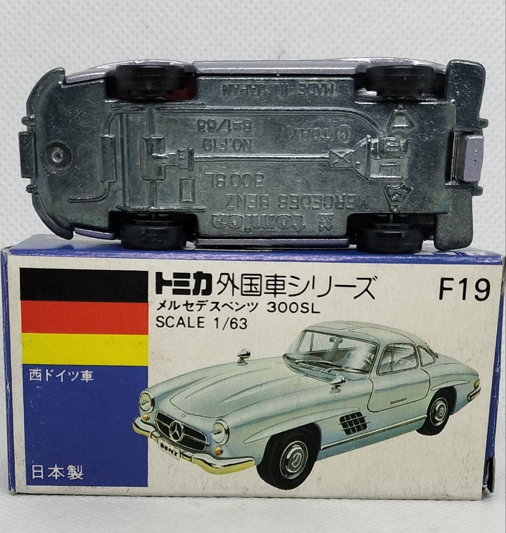 《青箱トミカ19-3-2》ベンツ300SL【北米輸出用/マルーンシート】未使用