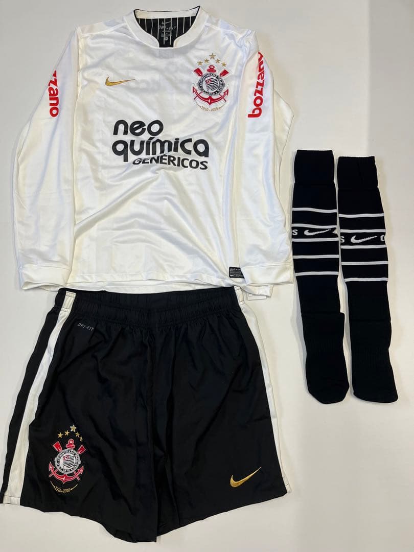 正規品 コリンチャンス ユニフォーム パンツ ソックス 3点セット L】新品22-23 コリンチャンス corinthians third kit ユニフォーム