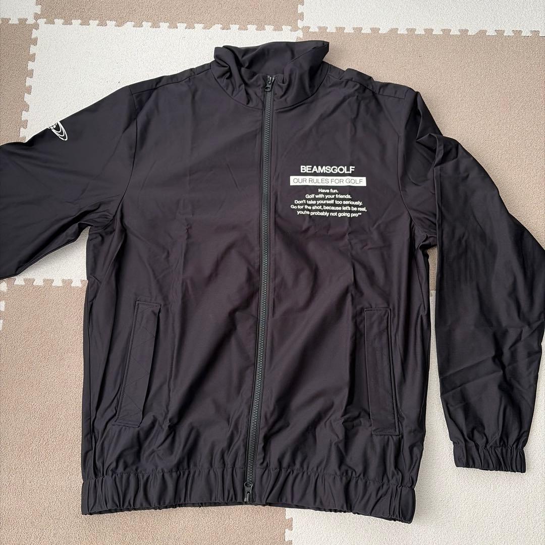 ビームスゴルフ ナイロンジャケット 黒 - メルカリ
