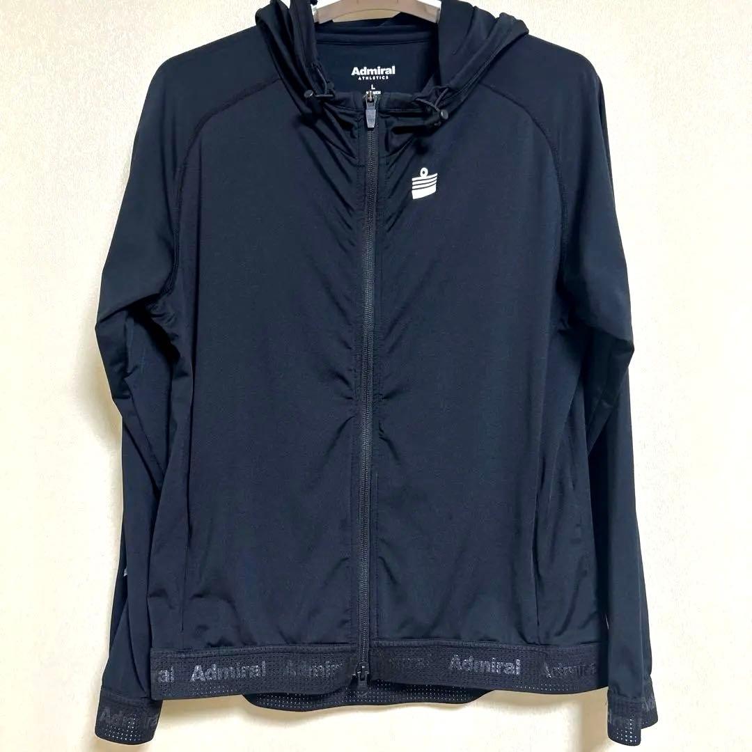 Admiralテニスウェア WEB限定カットソーフーディパーカー Lサイズ