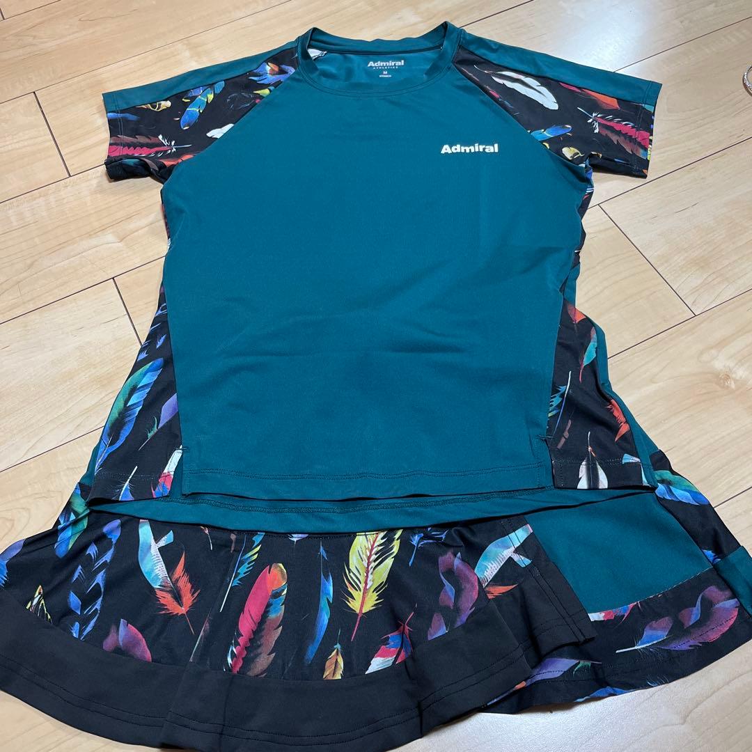 アドミラルテニスウエア上下セット Admiral アドミラル テニス ウェア 長袖シャツ スコート 上下