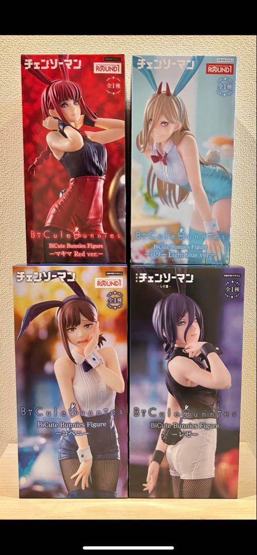 チェンソーマン バニー フィギュア 4体セット パワー、コベニ、マキマ