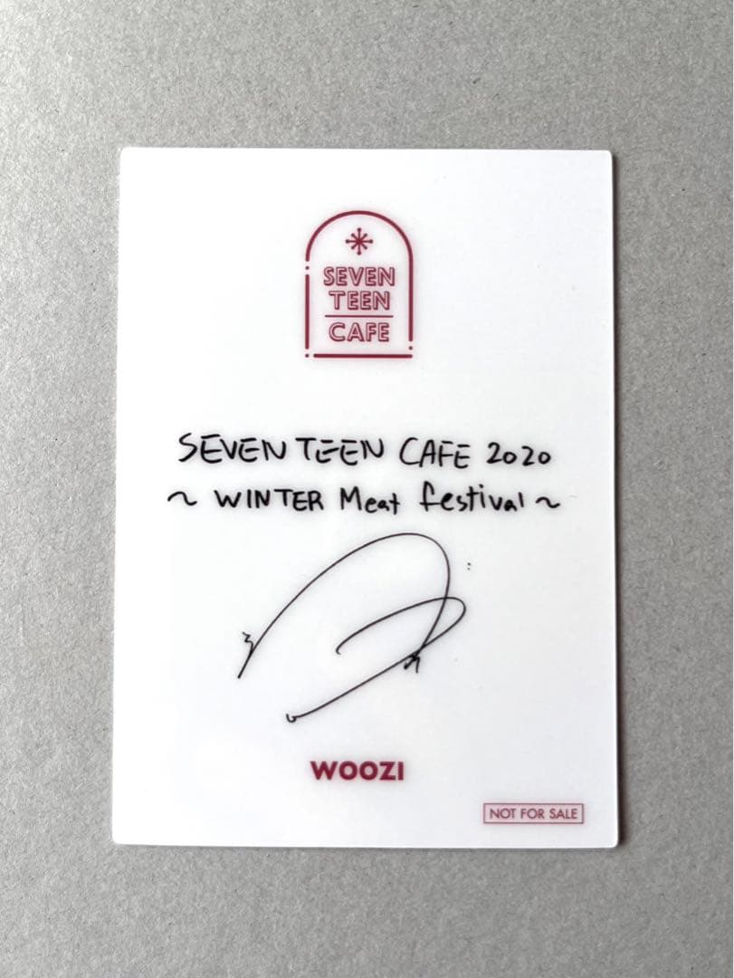 SEVENTEEN CAFE セブチ 2020 ウジ トレカ - メルカリ
