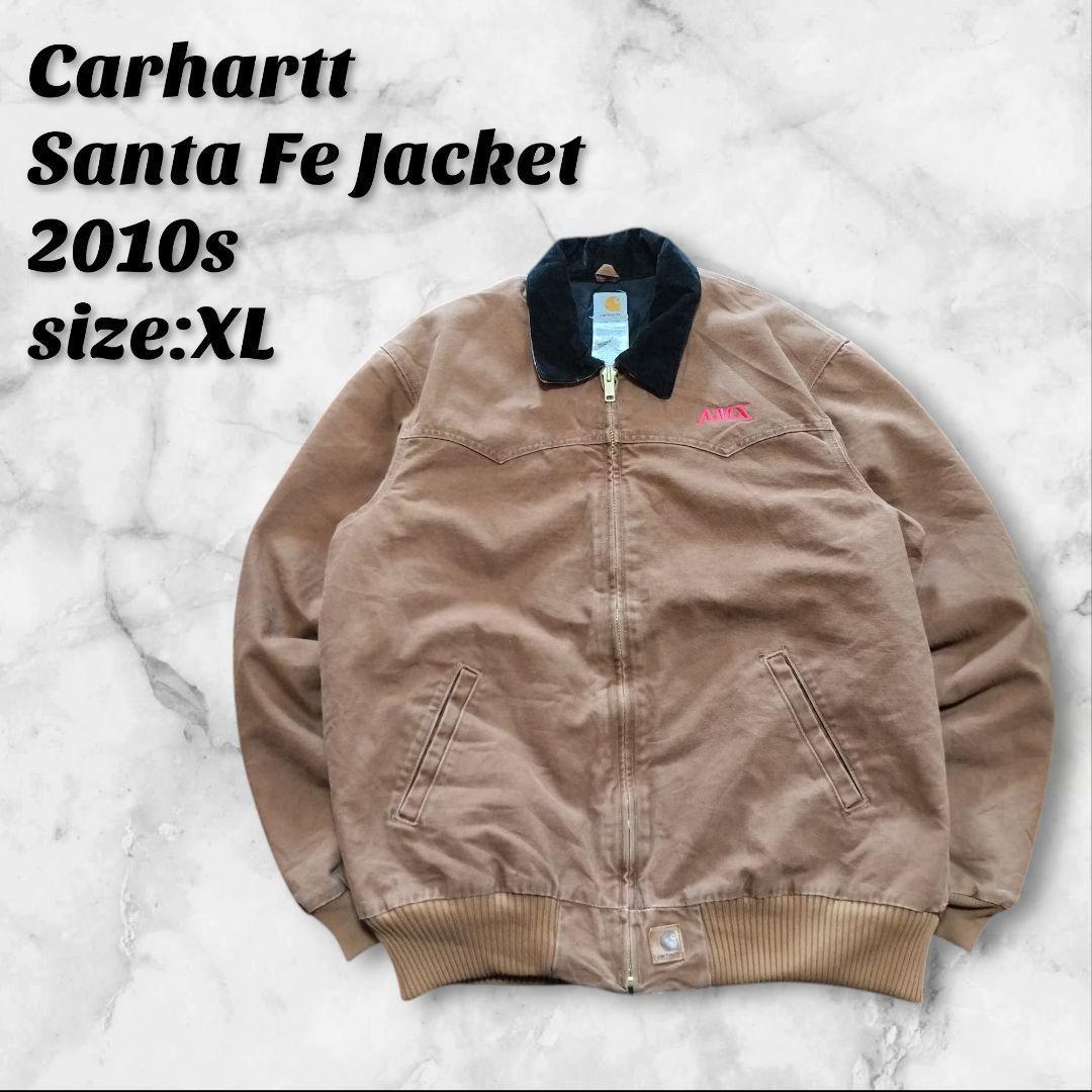 USA製 カーハート サンタフェジャケット XL 2010s ブラウン ダック地