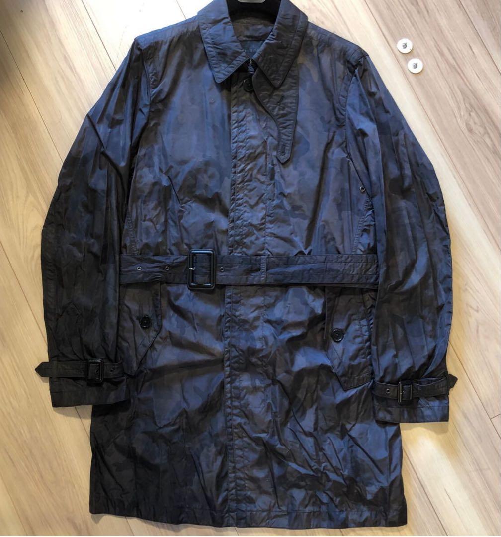 ニールバレット×HERNOコラボ　迷彩柄ナイロンコート　44 美品10万◇NeIL BarreTT for HERNO ニールバレット ヘルノ メンズ