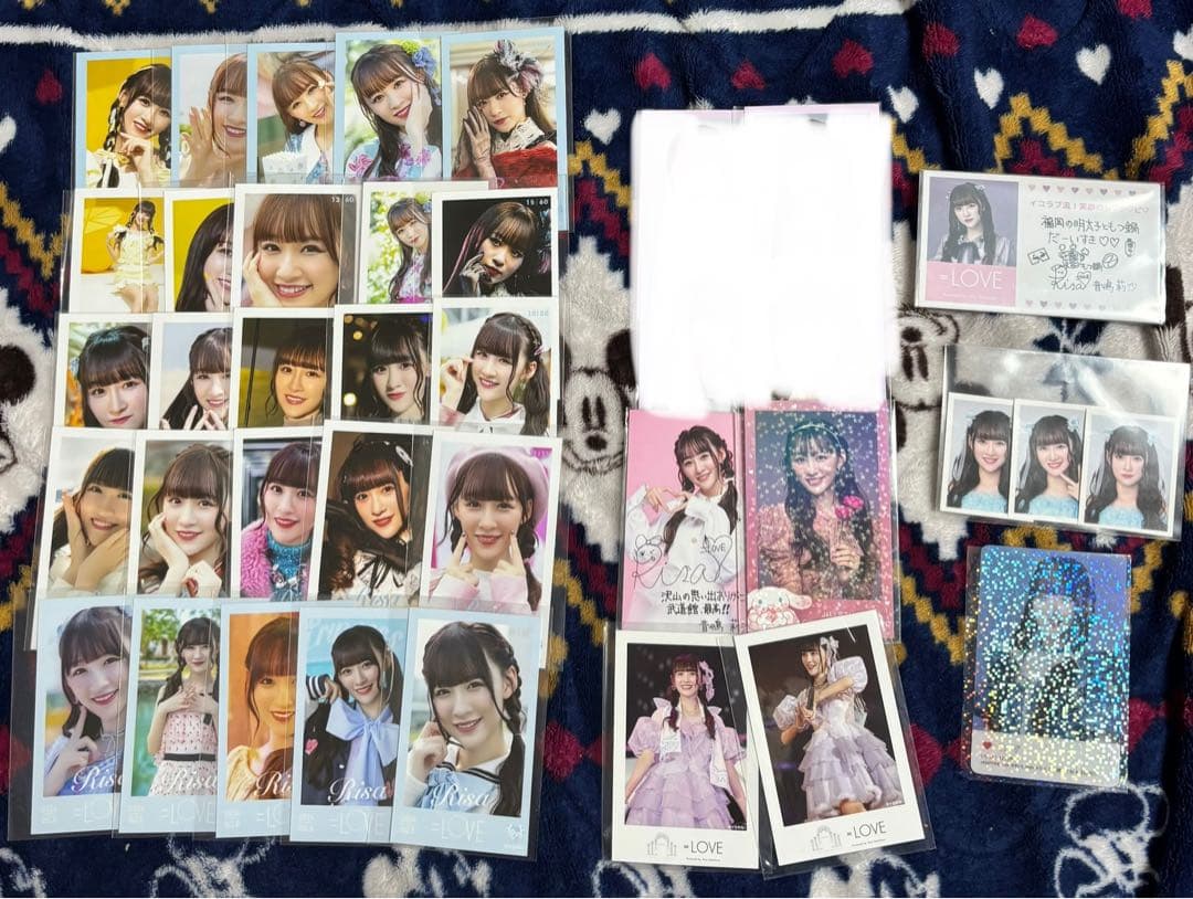 イコラブ 音嶋莉沙 まとめ売り 直筆 アクスタ 缶バッジ グッズ