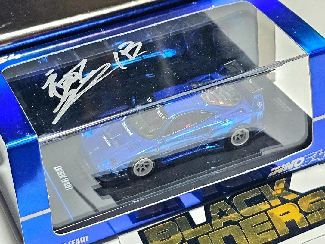 限定 LBWK Mini GT F40 チェイス サイン入り 1セット - メルカリ