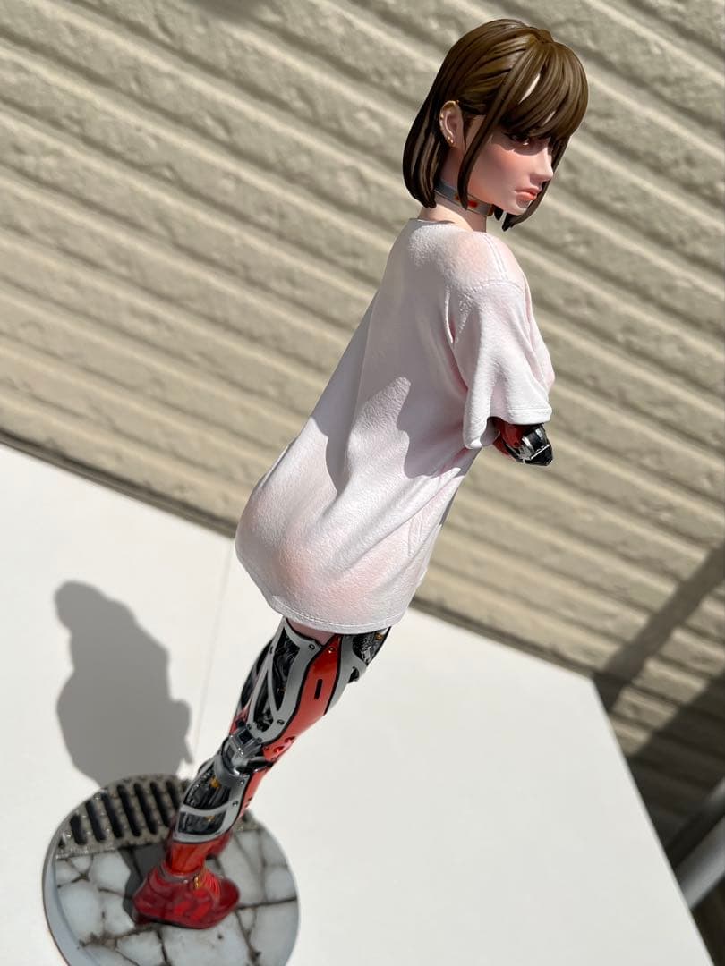 ガレージキット改造完成品　サイズ大　サイボーグ