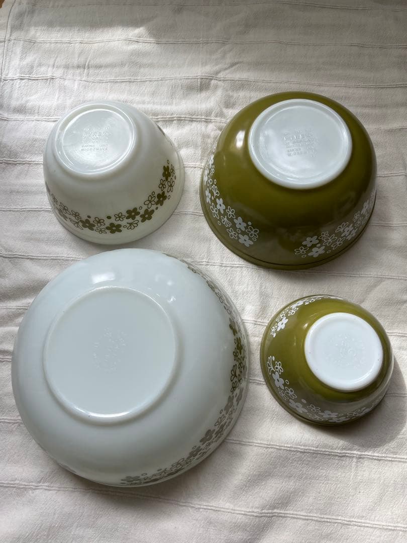 オールドパイレックス　ボウル　まとめ売り Pyrex - パイレックス アーミッシュ ボウル3個セットの通販 by