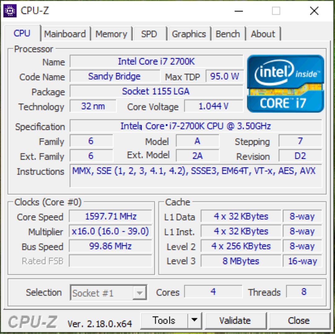 core i7 2700k gtx780 3GB SSD 256GB メモリ8G - メルカリ