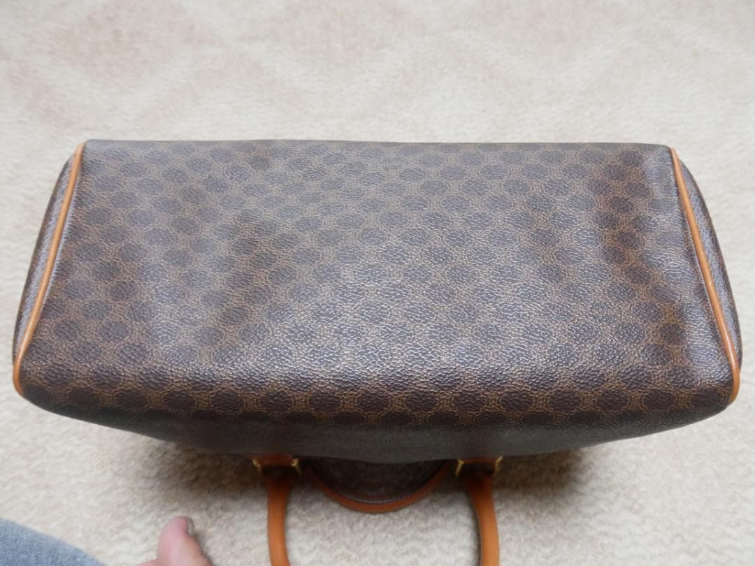 CELINE マカダム ミニボストンバッグ MC97/2 - メルカリ