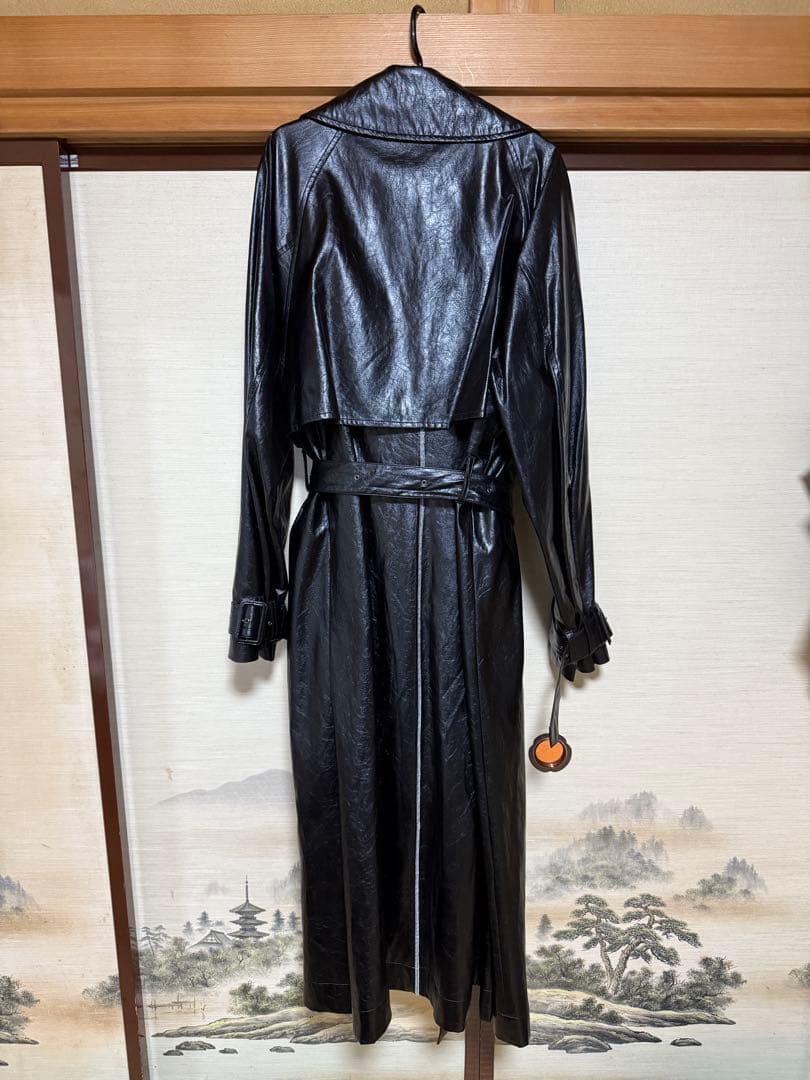 SHINYAKOZUKA \"TRENCH\" Sサイズ　レザー　トレンチコート