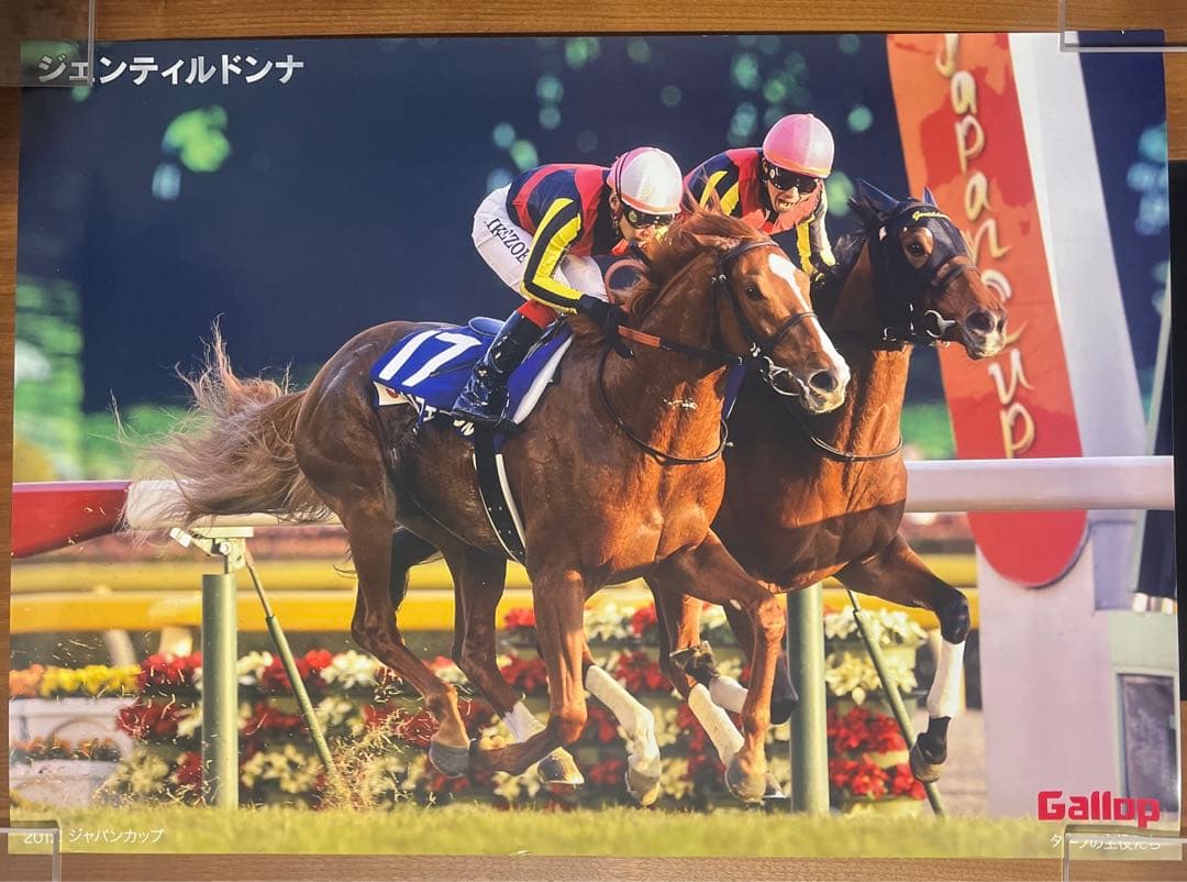 ジェンティルドンナ　オルフェーヴル　2012年ジャパンカップ　A1ポスター　競馬 2012年ジャパンカップ】ジェンティルドンナとオルフェーヴルが教え