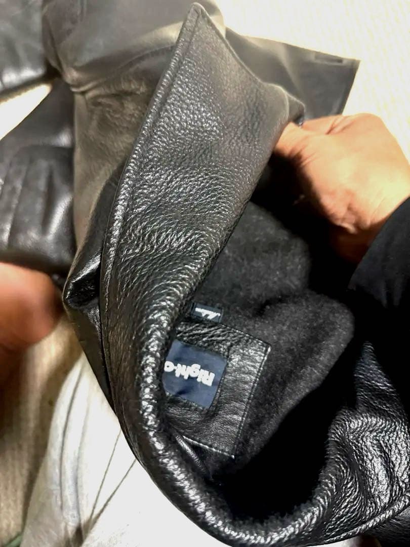 激シボ感 Right-on レザーカーコート