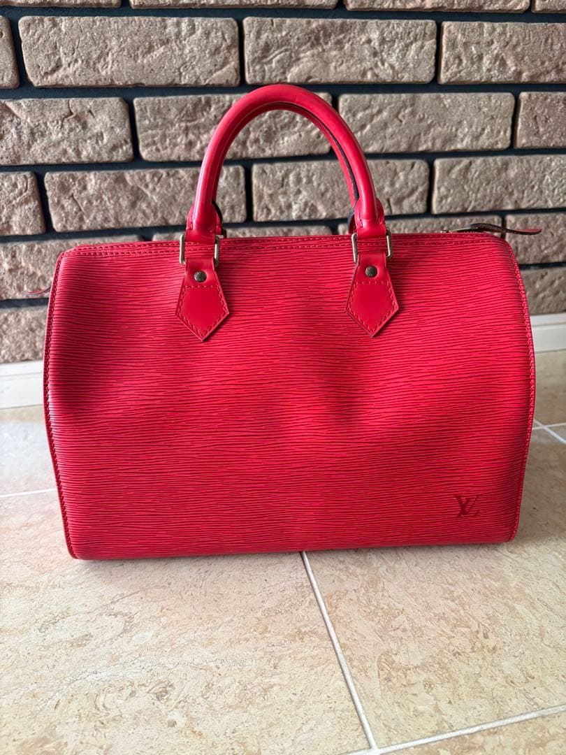 Louis Vuitton エピレザー スピーディ30レッド 楽天市場】【バッグ】 LOUIS VUITTON ルイ ヴィトン エピ スピーディ30