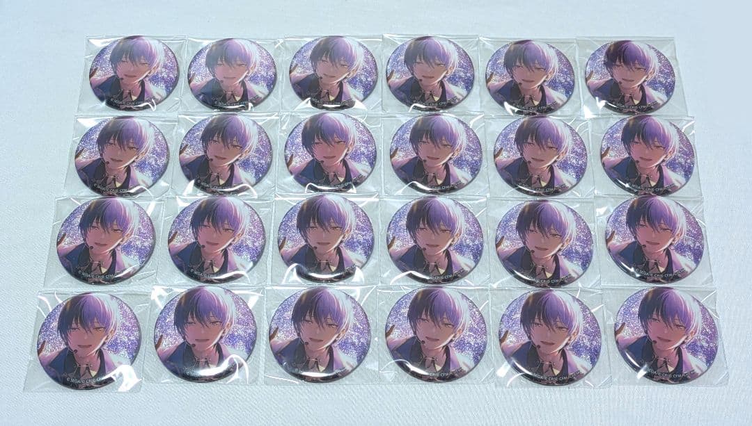 プロセカ 青柳冬弥 グリッター缶バッジ グリ缶 あんスタコラボ プロジェクトセカイ 青柳冬弥 プロセカ グリッター缶バッジ イベント